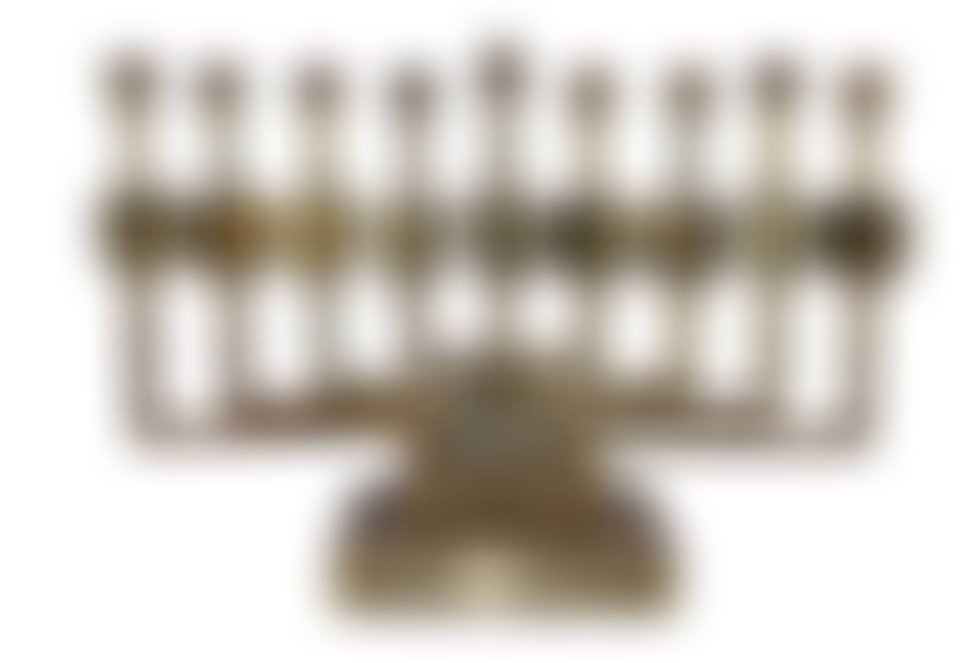 Hanukkah Menorah With Dreidels (preview)