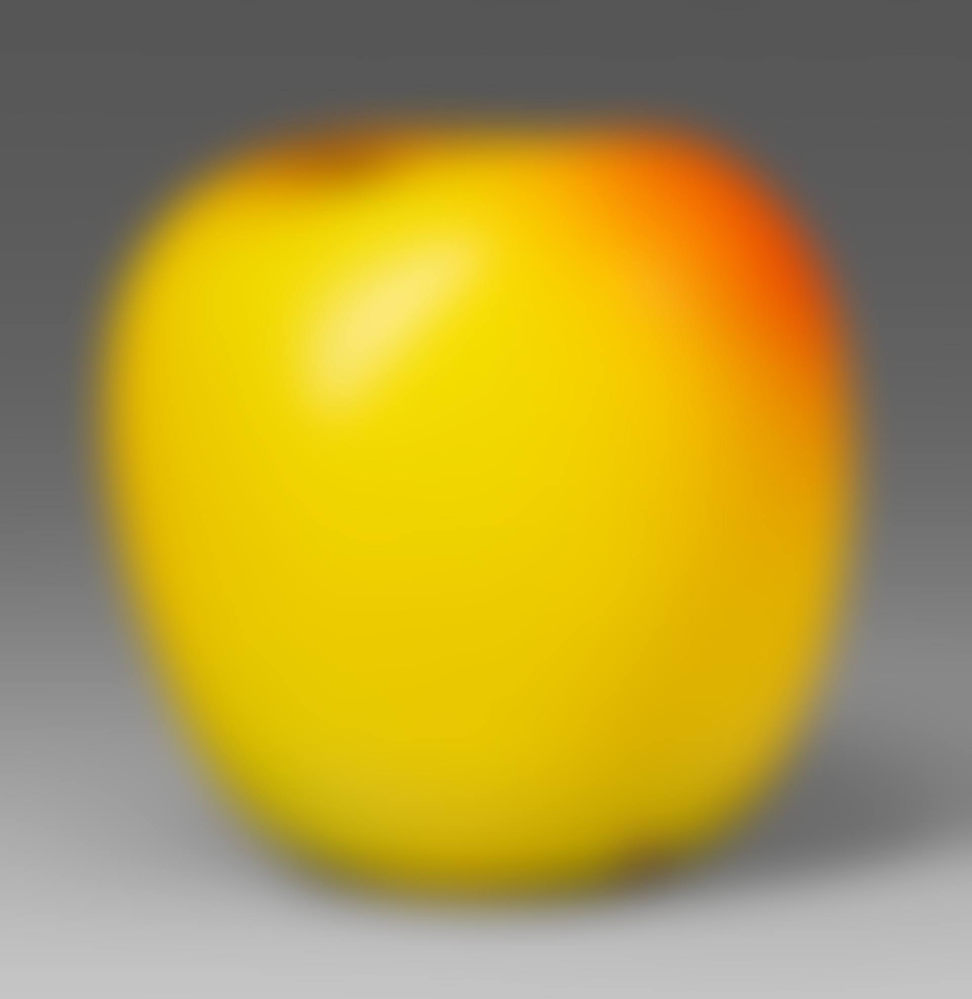 Sculpture in the shape of an apple (preview)