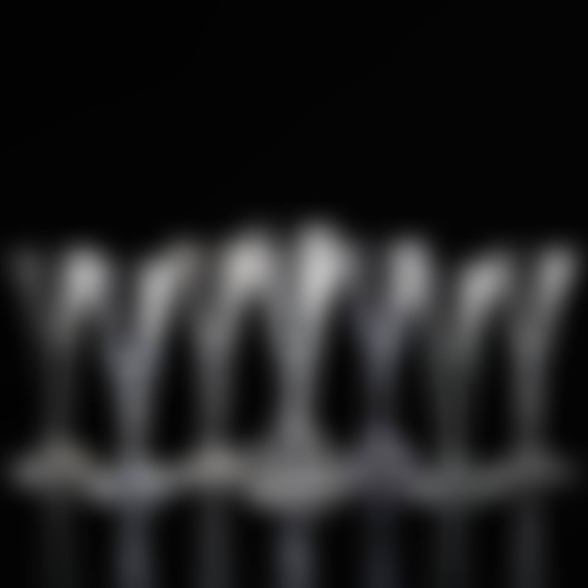 Wine glasses; eight pieces (preview)