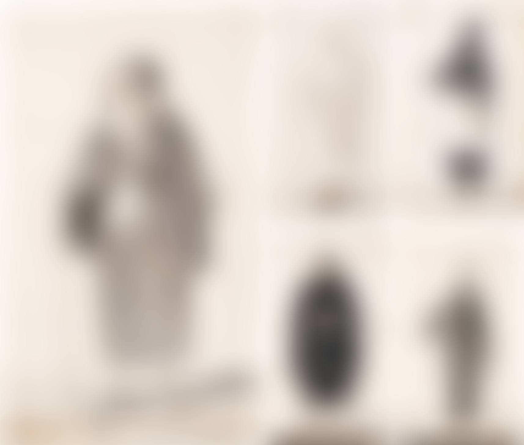 Study of a Franciscan; Study of a Carthusian; Study of a Benedictine; Study of a Cistercian; Study of an Abbé (preview)