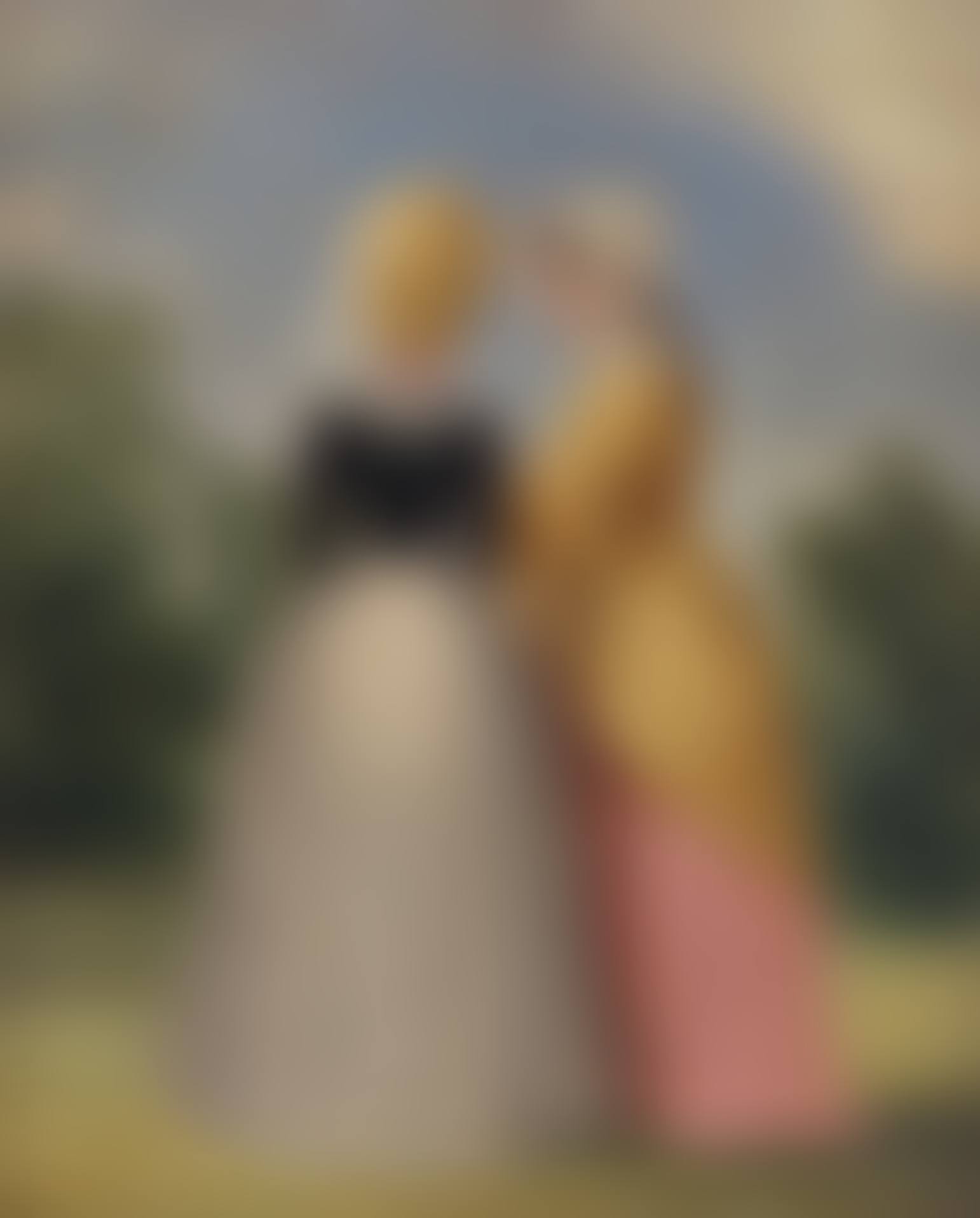 Elegant ladies in costume (preview)
