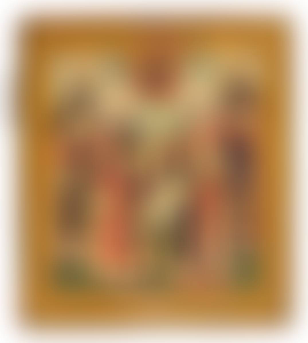 Icon of the four sainted Metropolitan"s of Moscow - Saints Ionas, Peter, Alexius and Phillip (preview)