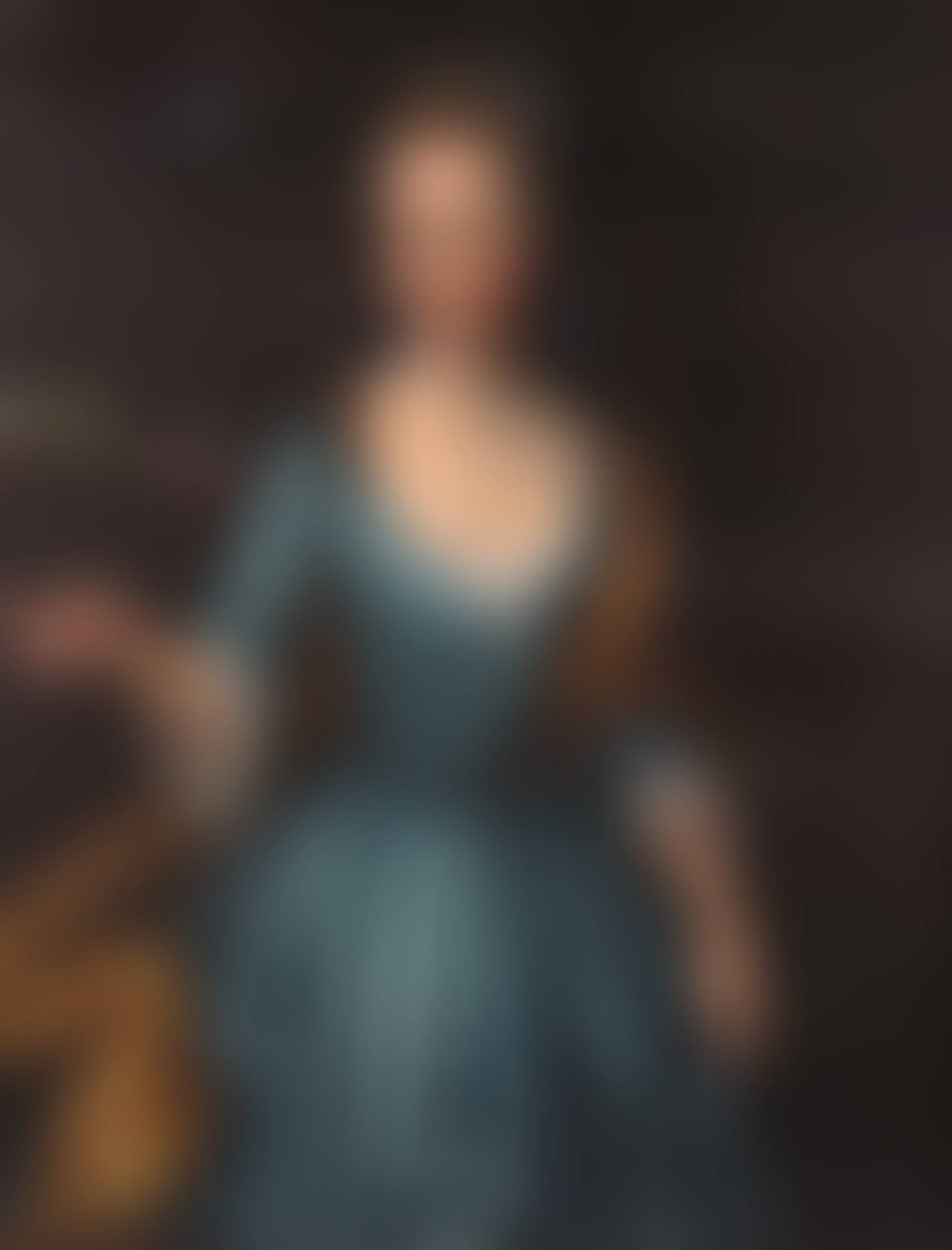 Portrait of a lady with a parrot (preview)