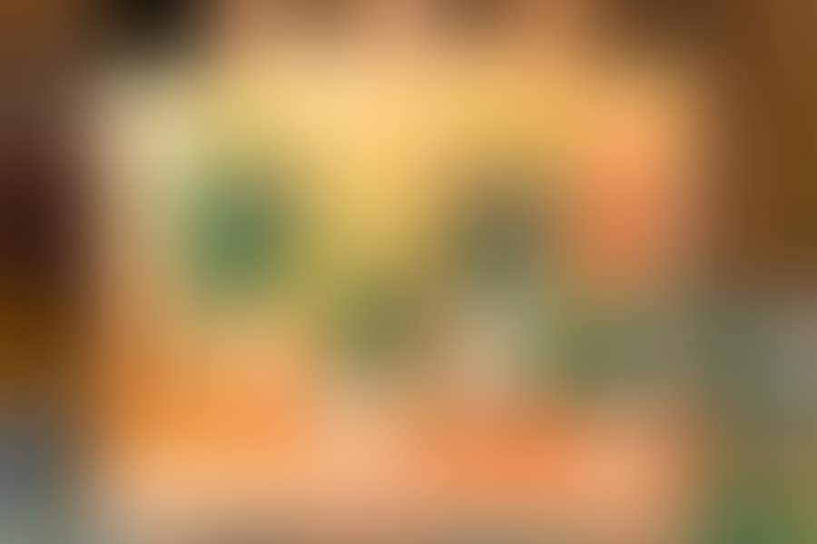 Table loaded with flowers (preview)