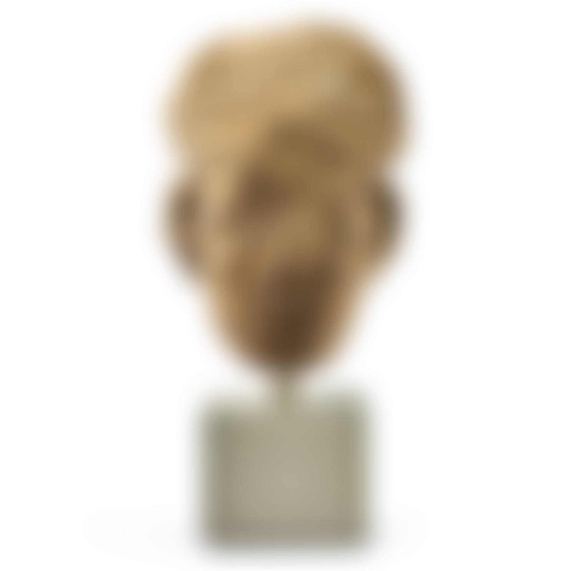 A fragmentary medieval French limestone head of a bishop 14th century | 十四世紀 法國石灰岩雕戴冠主教頭像殘件 (preview)