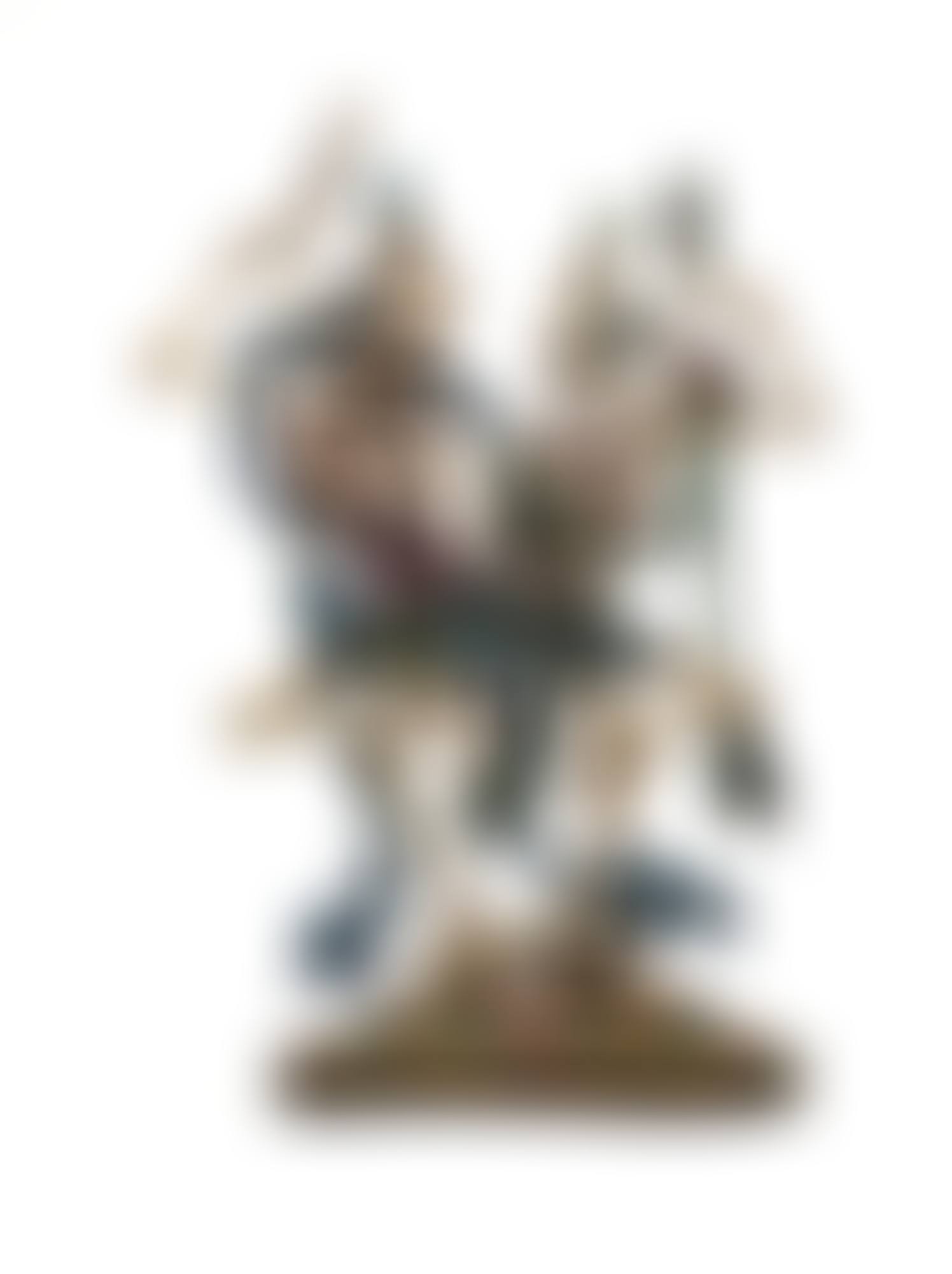 A rare polychrome wood figure of Chitipati Qing dynasty, 18th century | 清十八世紀 木雕彩繪屍陀林像 (preview)