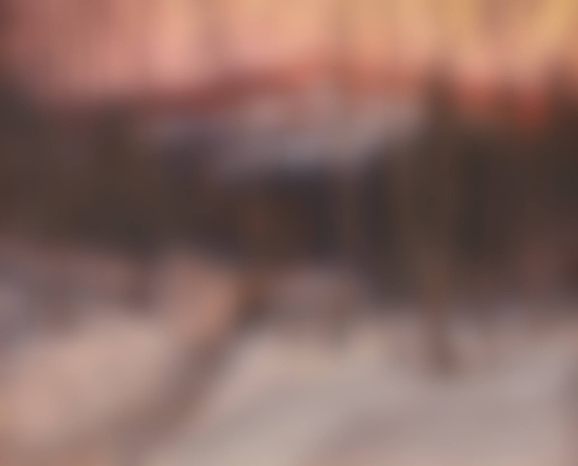 Winter landscape at dusk (preview)