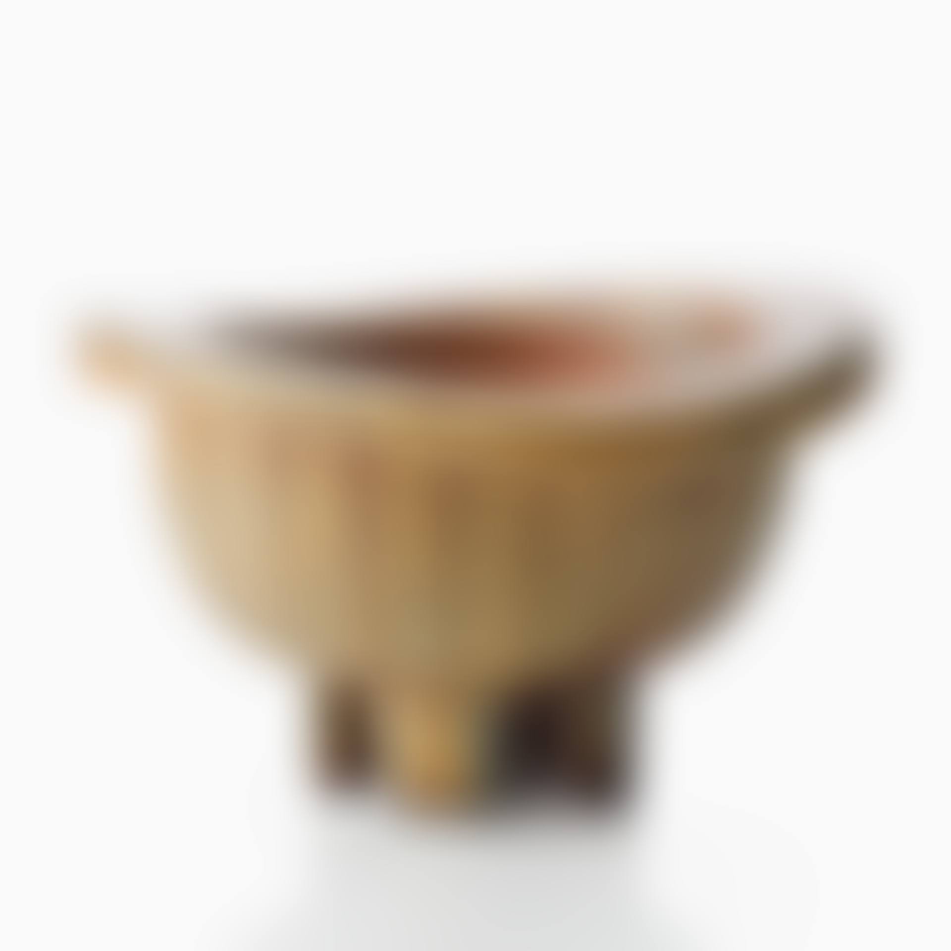 Bowl on four feet. Grandfather"s goods; A Wilhelm Kåge "Farsta" stoneware bowl on four feet (preview)