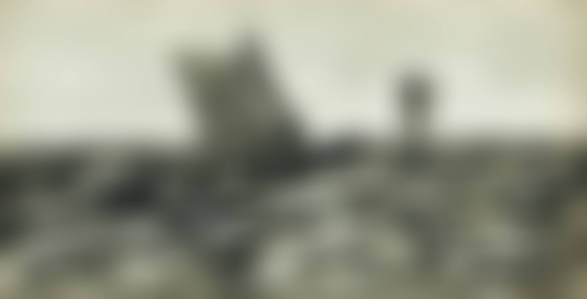 Fishing boats in rough lake (preview)