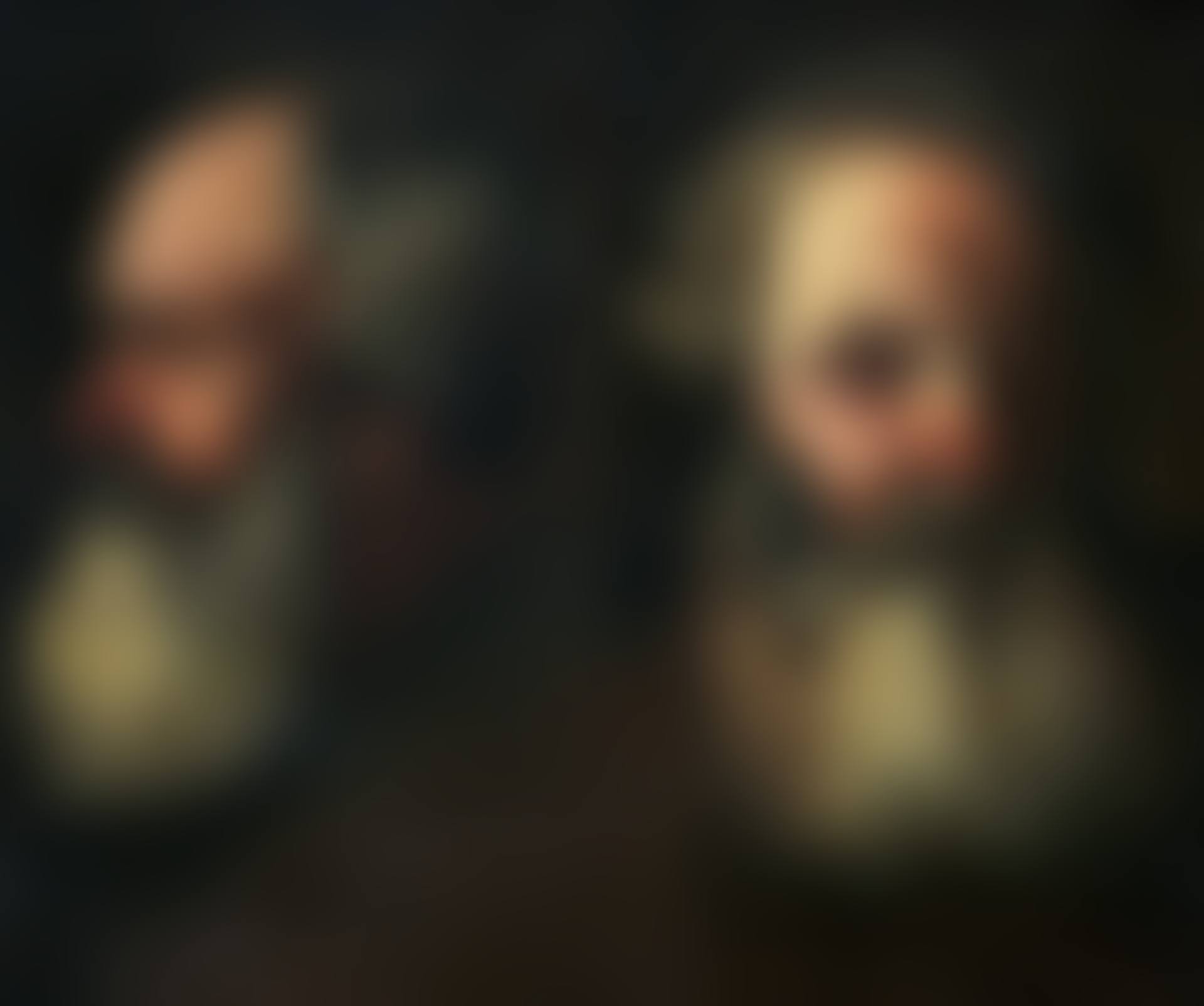 Two studies of a head of a bearded man (preview)