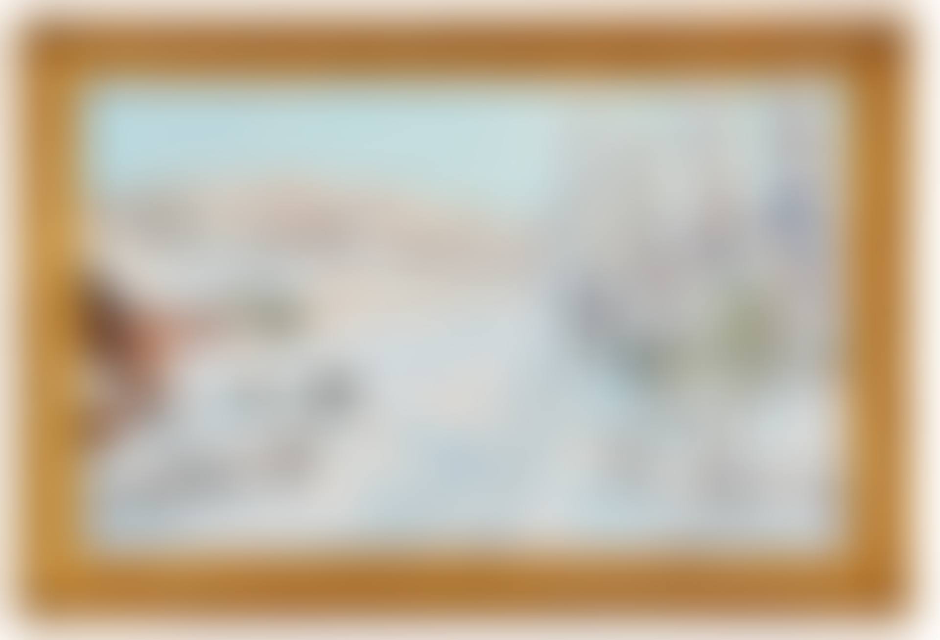 Winter landscape in sunlight (preview)