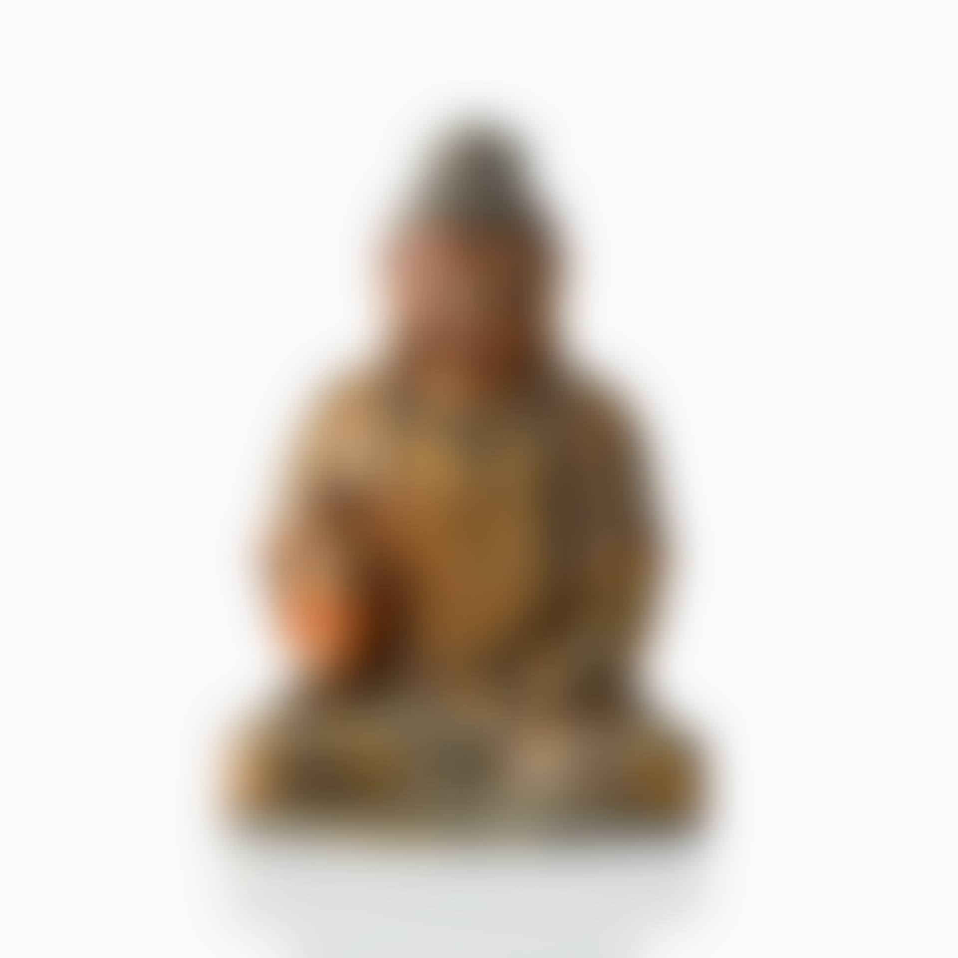 A rare magnificent gilt-lacquer figure of Buddha (preview)