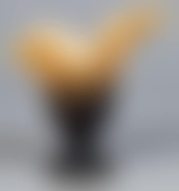 Cup with conical body on pedestal with heat-cut polylobed neck (preview)