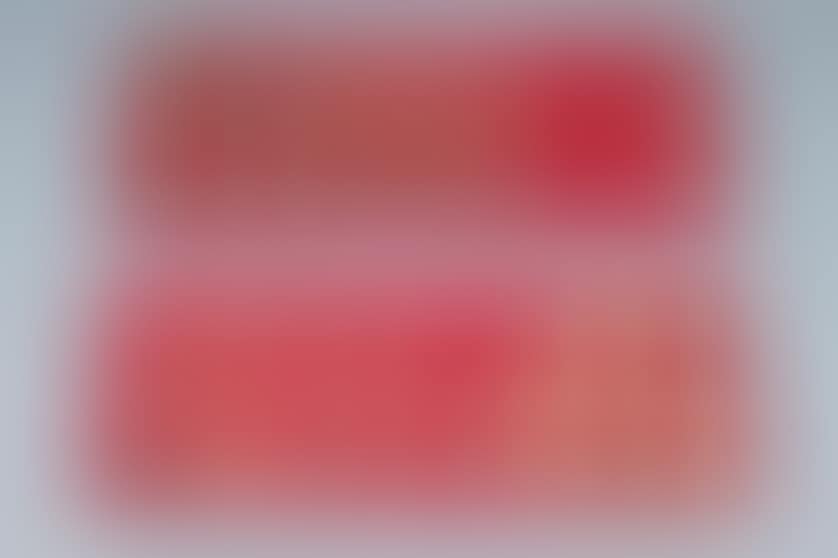 Dos paneles de terciopelo rojo con piezas de maqui (preview)
