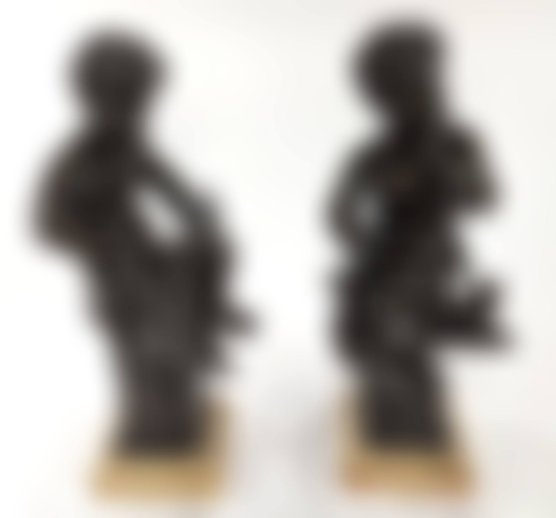 French patinated bronze figural sculptures depicting metal smiths (preview)