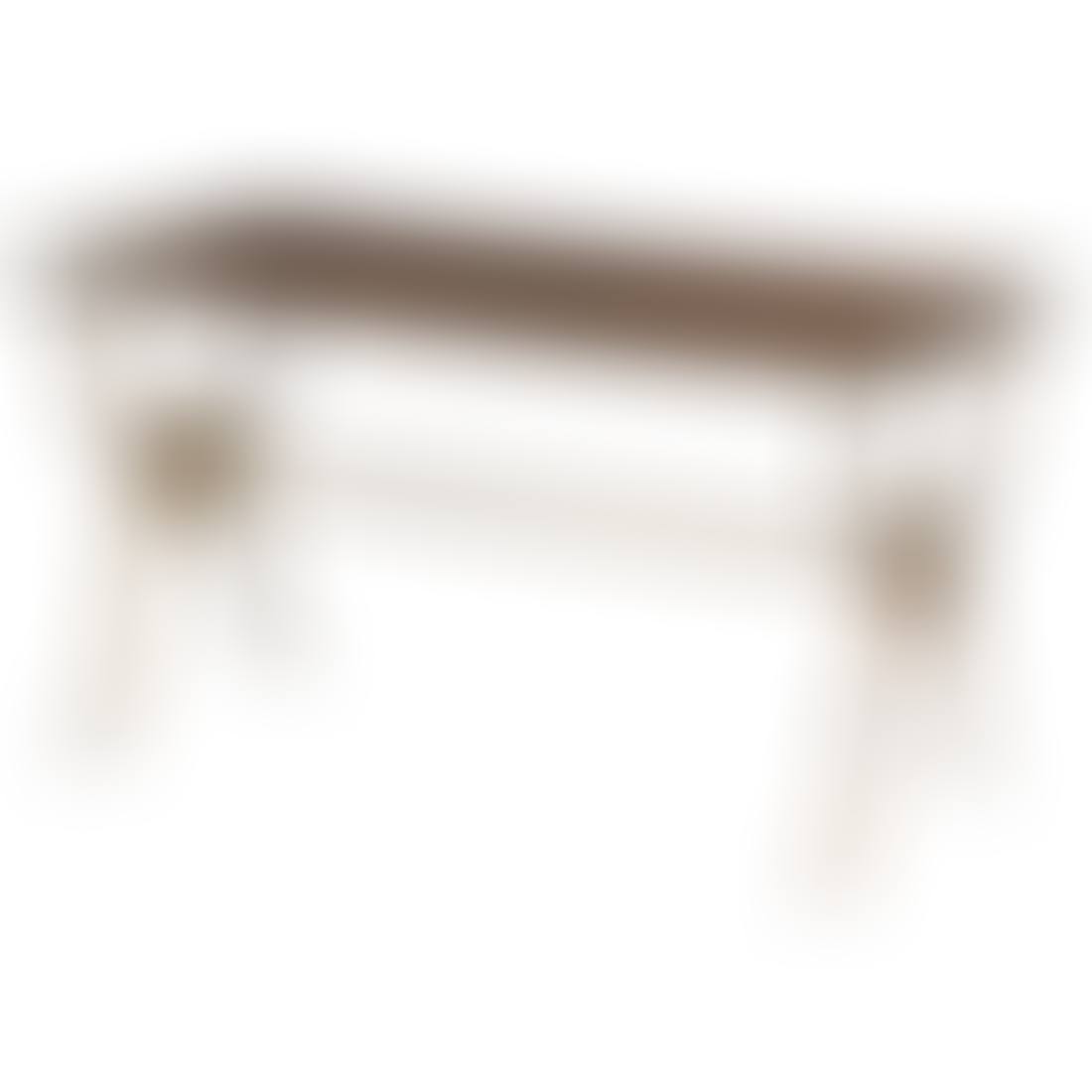 A French walunt and gilt iron trestle table (preview)