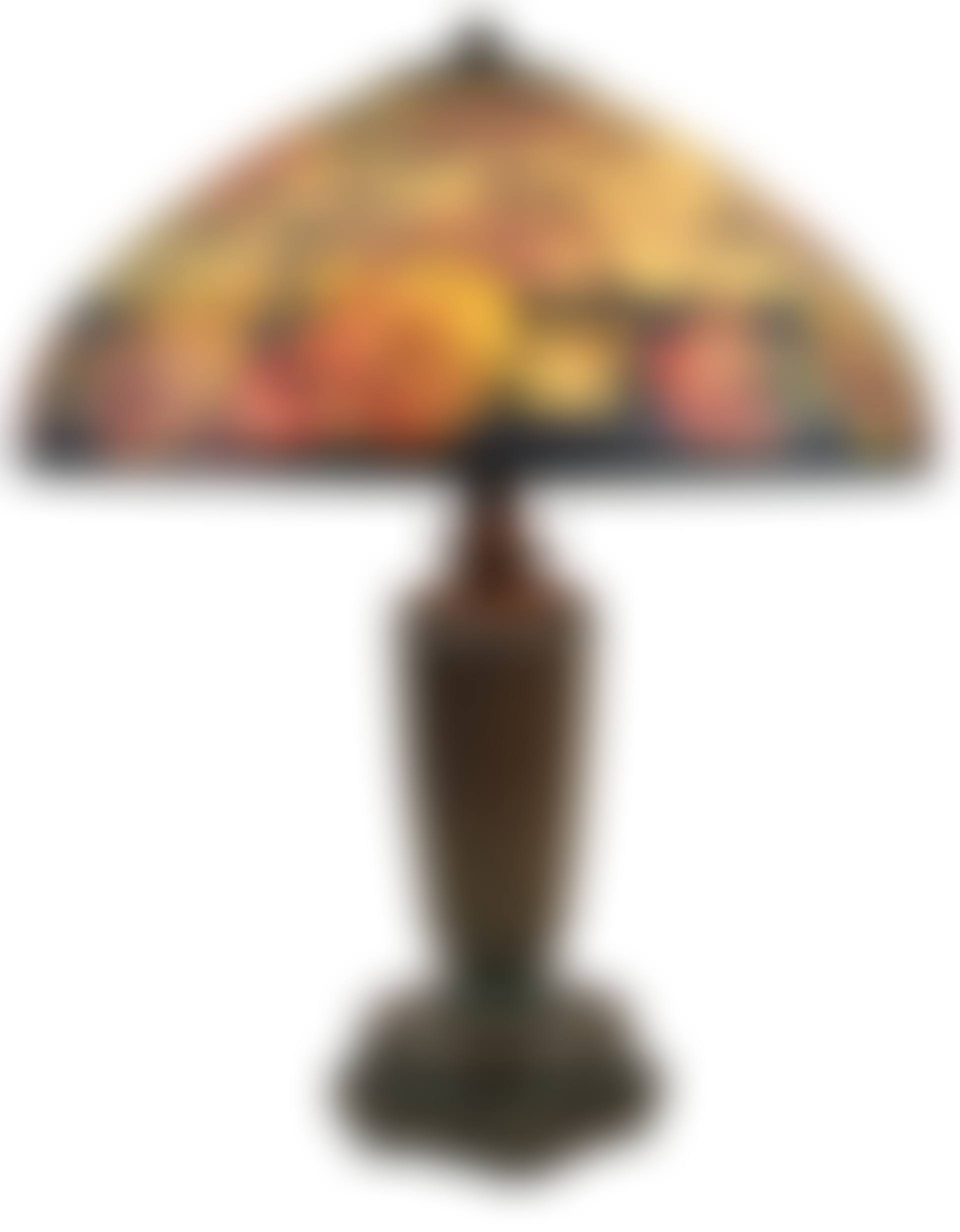 A rare Arts and Crafts Handel reverse painted table lamp (preview)