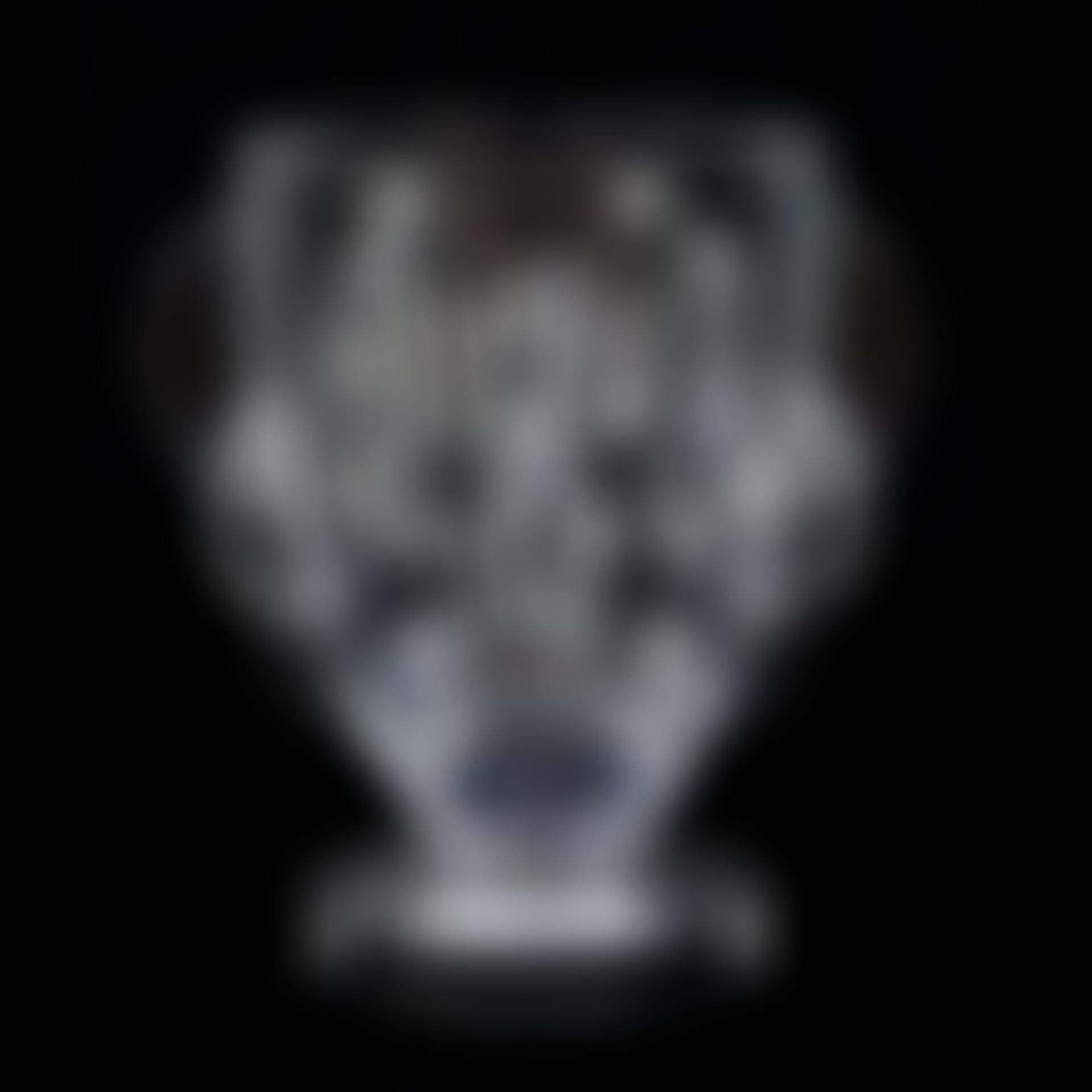 A Daum light blue glass footed center vase (preview)