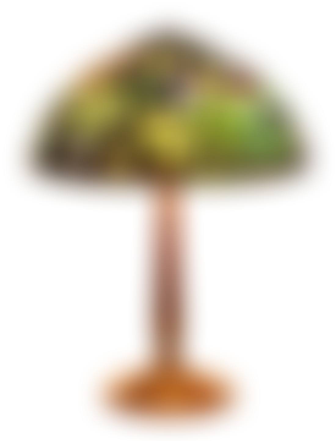 New York Woodbine pattern leaded glass table lamp (preview)