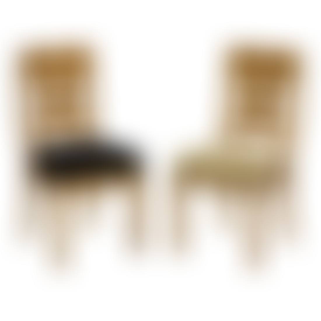 A pair of American carved shield back side chairs (preview)