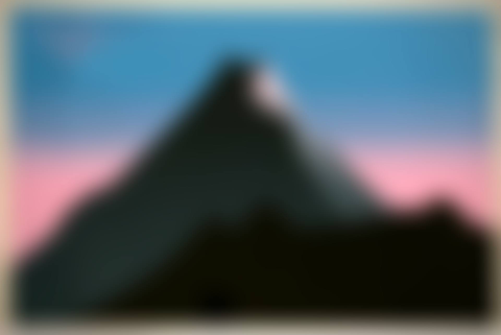 Mount Taranaki with Sunset (preview)