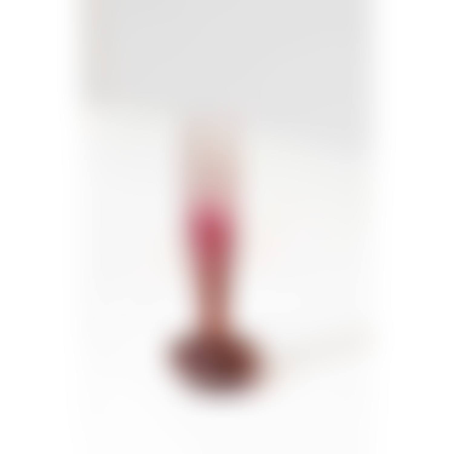 Glass bud vase with inclusions and glass marquetry decor (preview)