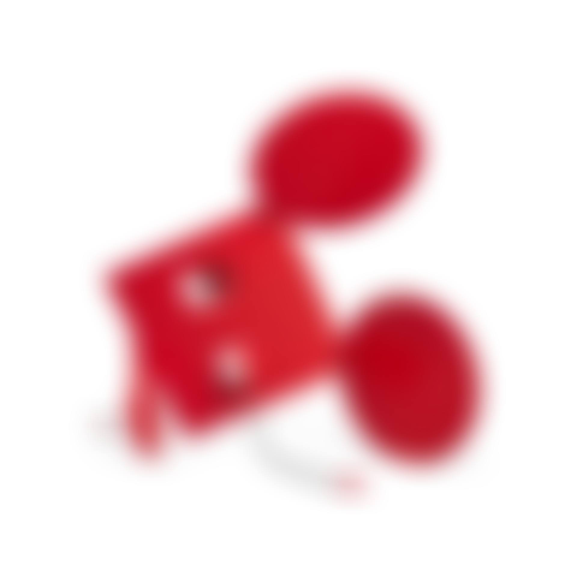 Geometric Mouse, Scale B (Red) (preview)