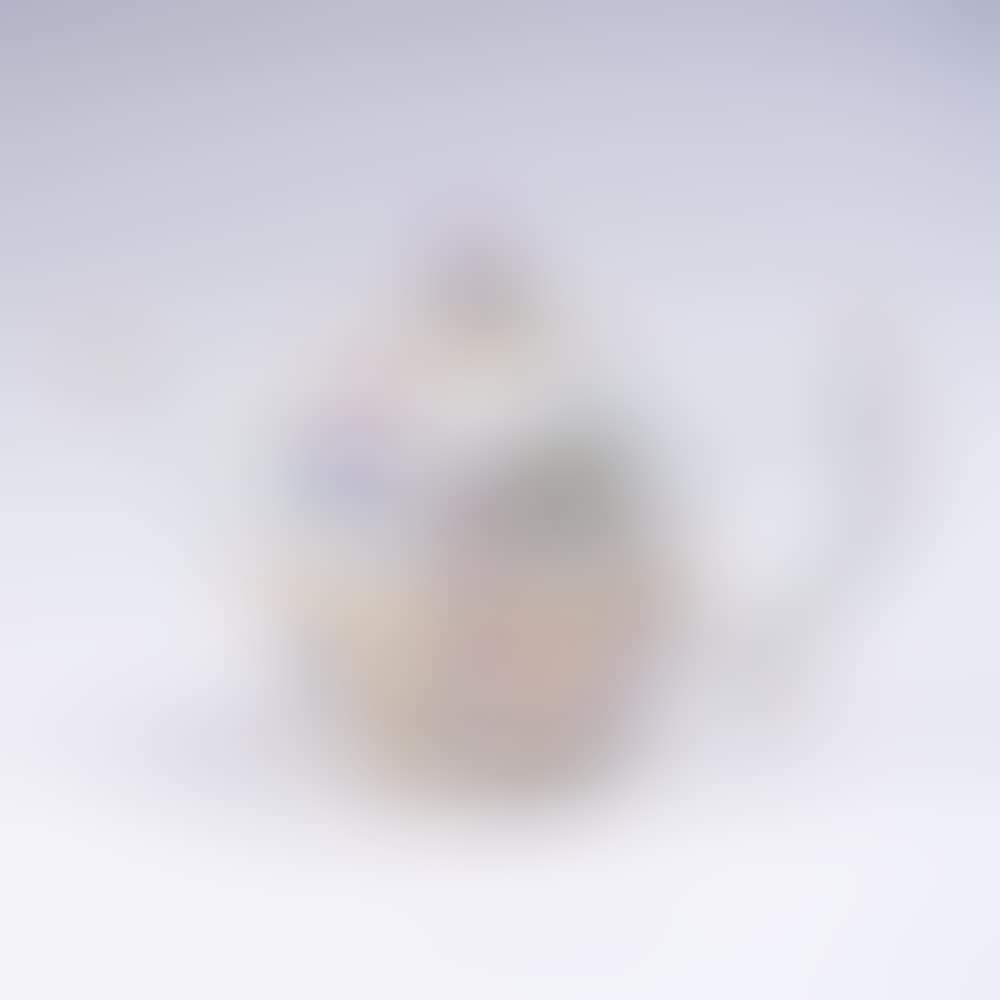 Teapot with floral and trellis decoration (preview)