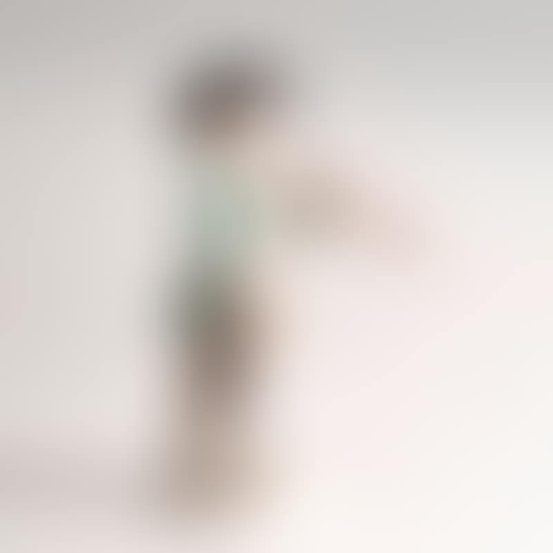Porcelain figurine "Gardener child with rake" (preview)