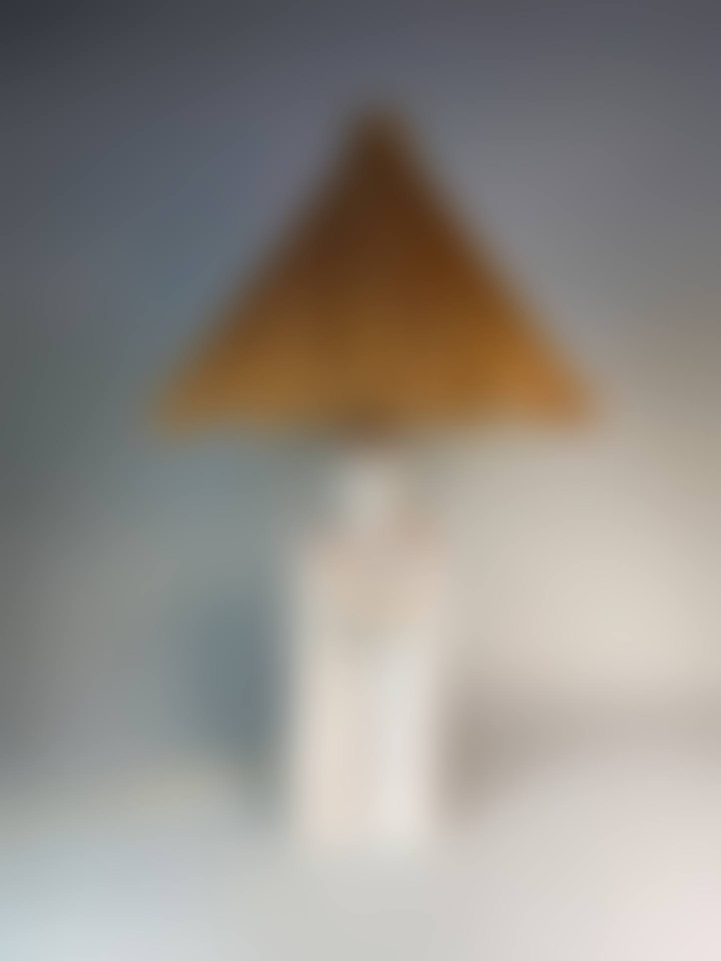 White enamelled earthenware lamp (preview)