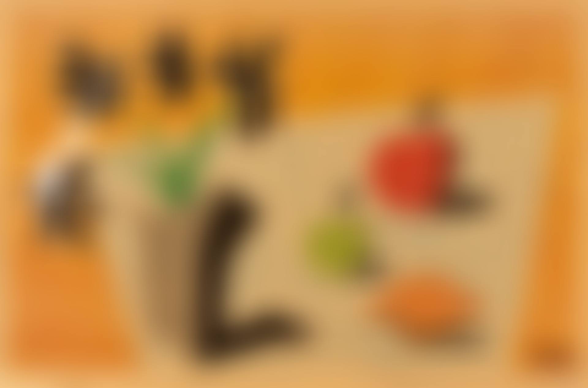 Two Apples and One Lemon and Four Flowers (preview)