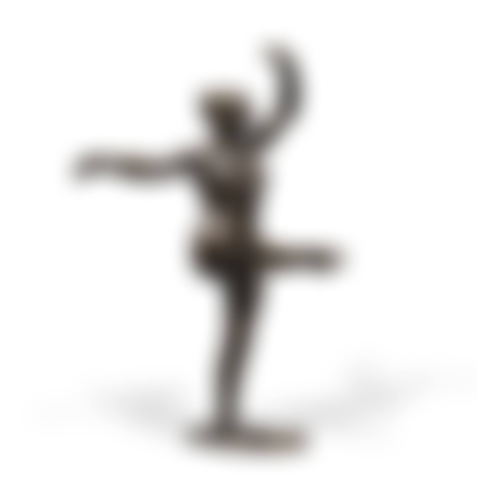 Dancer, fourth front position on left leg (preview)
