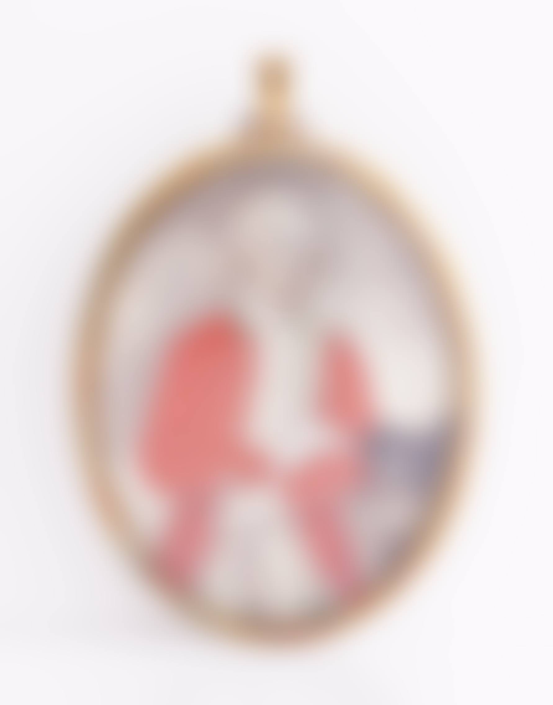 in a red coat, holding a cane (preview)