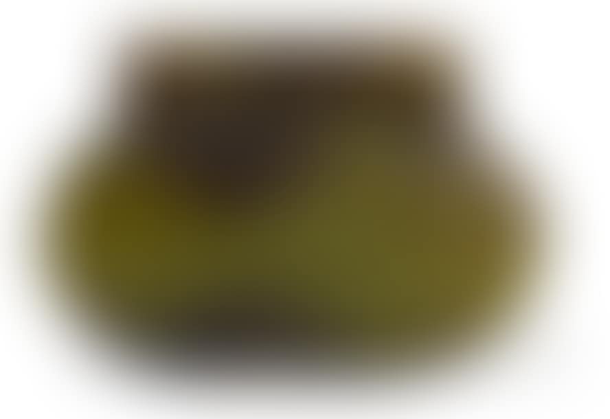 Oval vase with rectangular neck in marbled glass paste with brown shades (preview)
