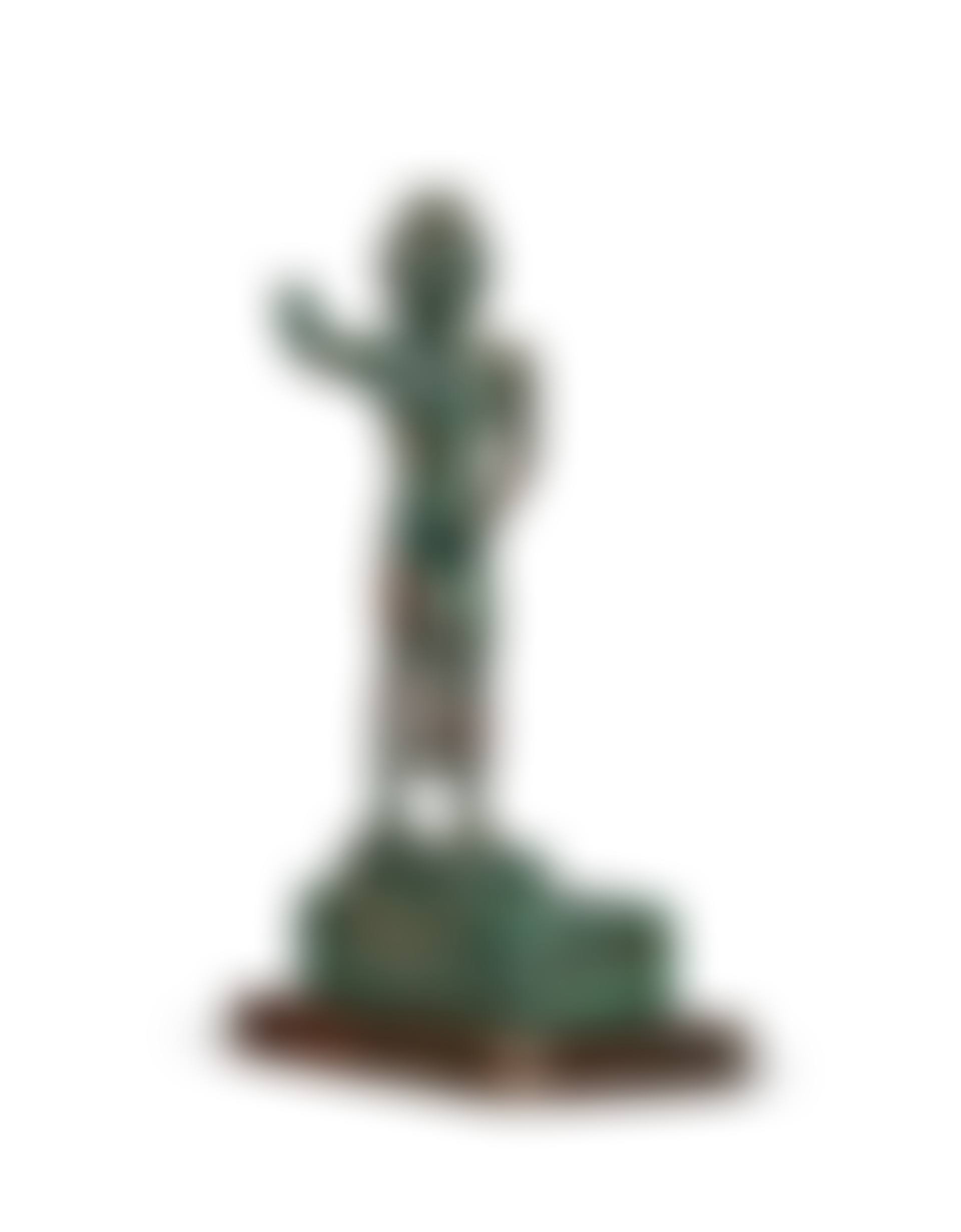 AN EGYPTIAN BRONZE AMUN IN THE GUISE OF ONURIS (preview)