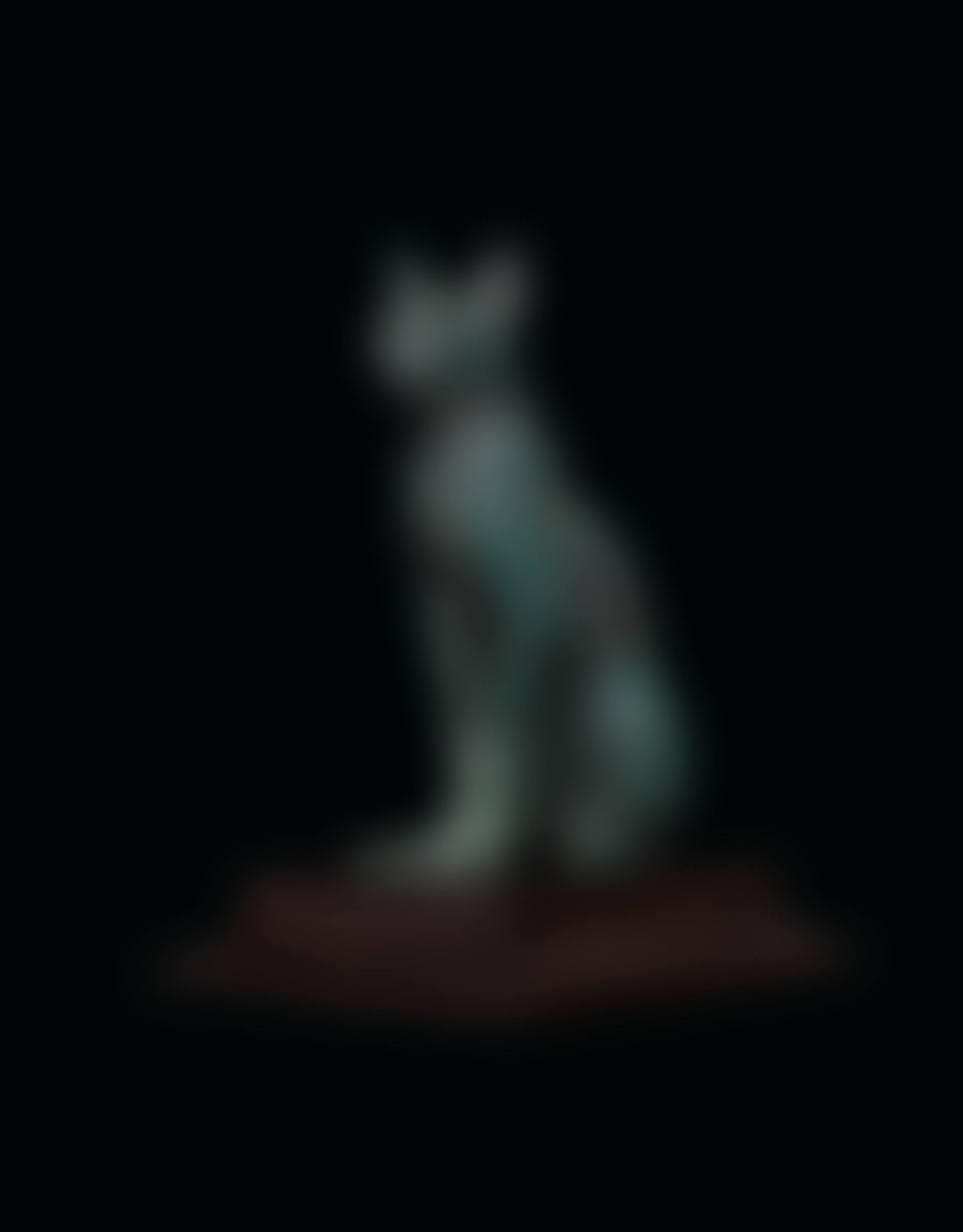 AN EGYPTIAN BRONZE CAT (preview)