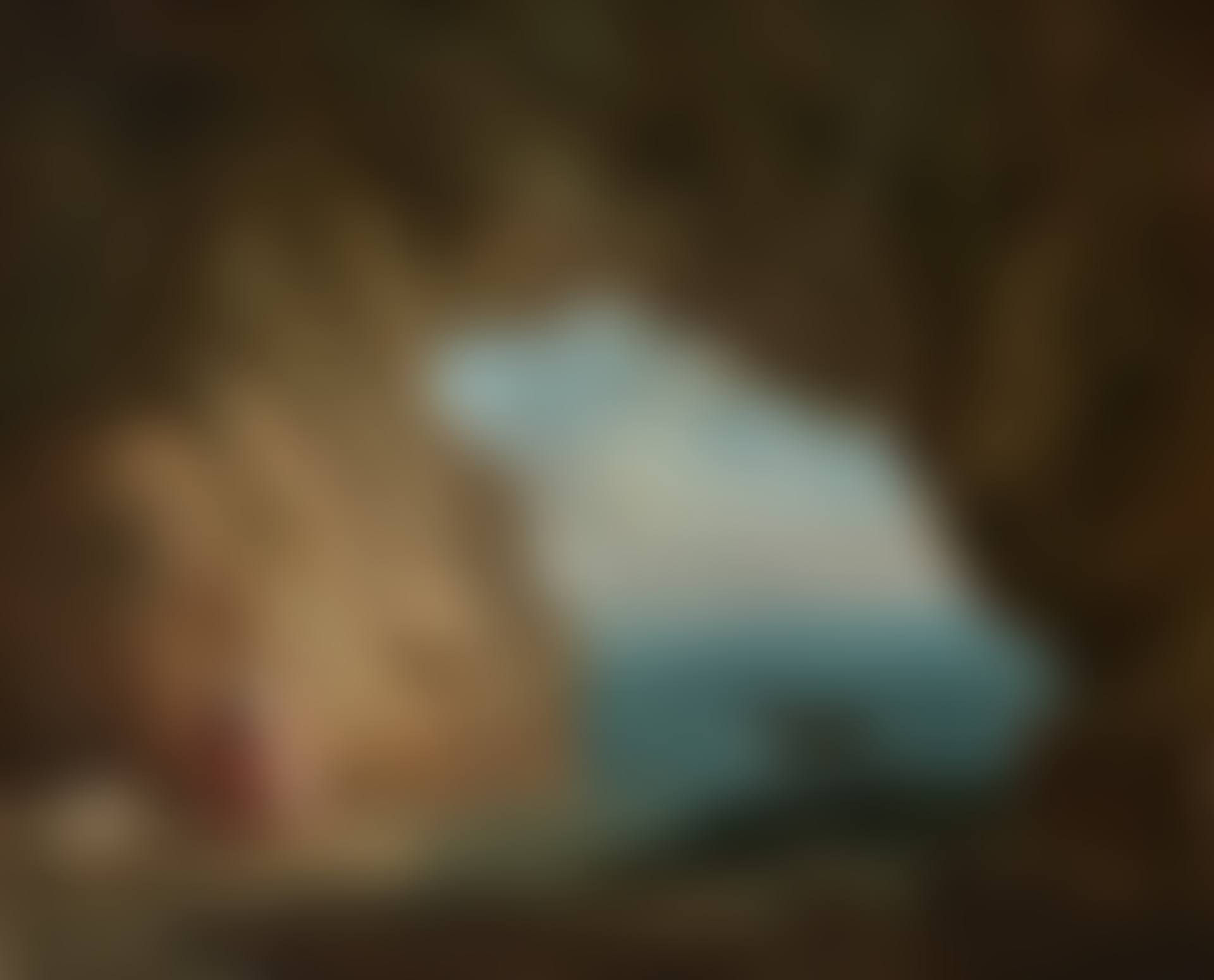 Vue d"une grotte avec une mère et son enfant (preview)