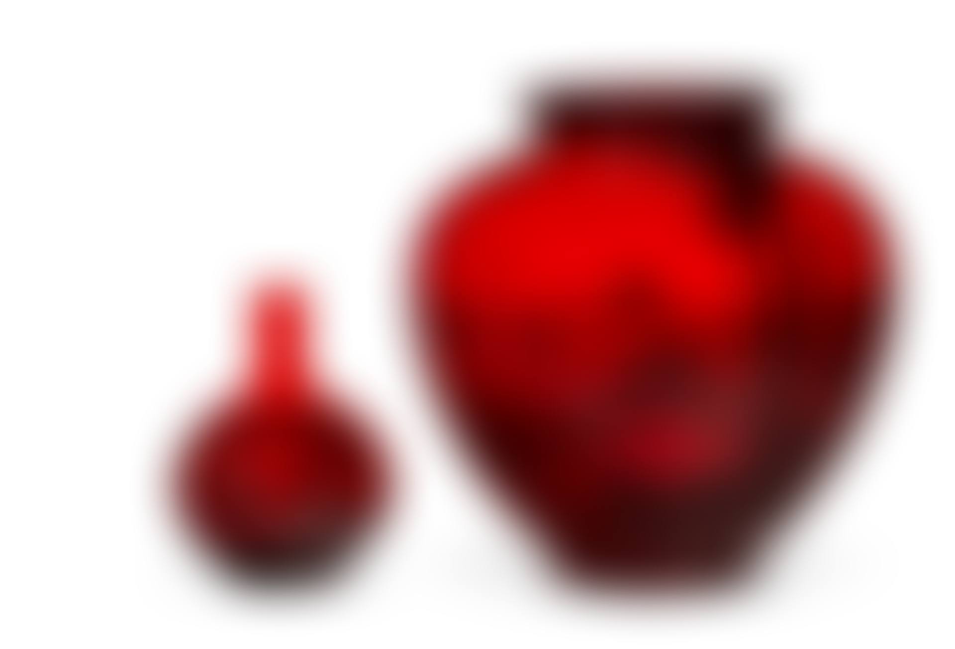 TWO ROYAL DOULTON CERAMIC "FLAMBE" VASES (preview)