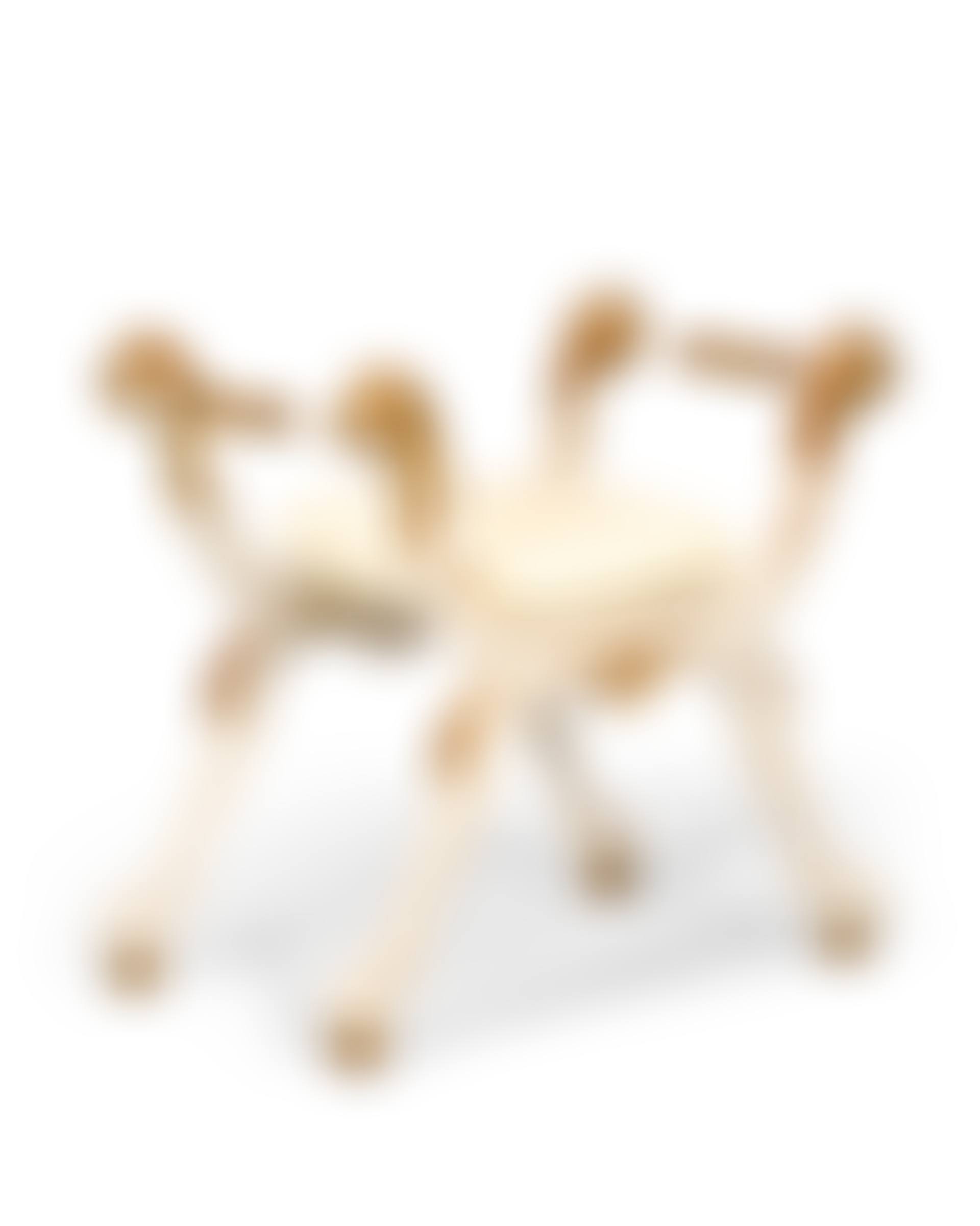 AN ITALIAN CREAM-PAINTED AND PARCEL-GILT CURULE STOOL (preview)