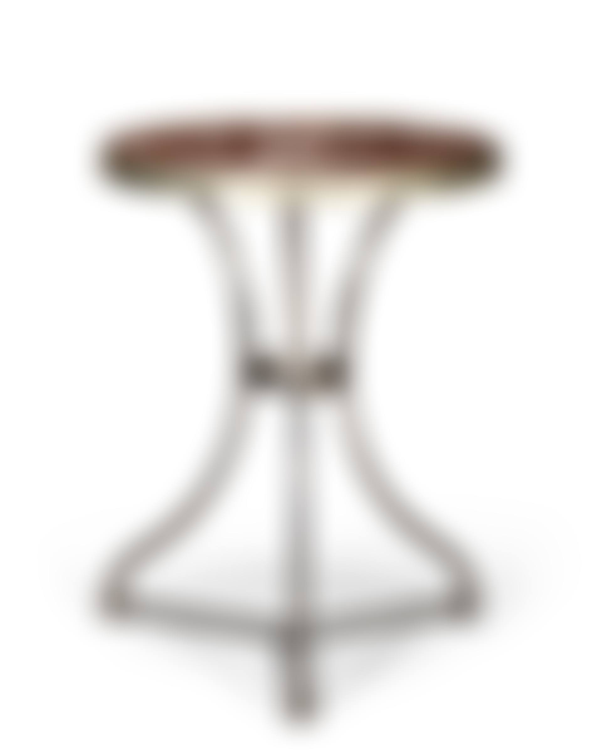 A POLISHED METAL AND MARBLE GUERIDON (preview)
