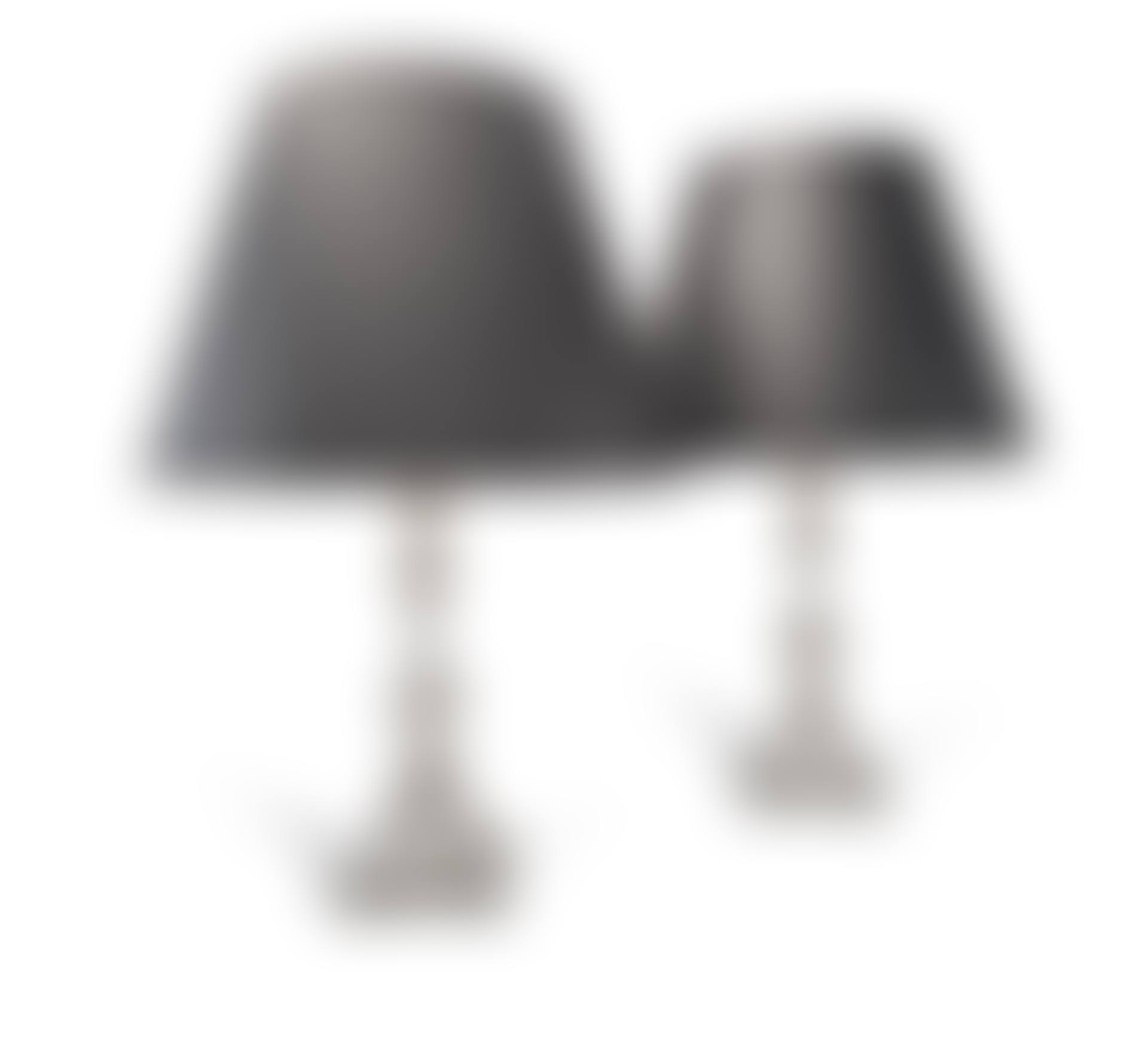 A PAIR OF CONTINENTAL SILVER CANDLESTICKS CONVERTED TO TABLE LAMPS (preview)