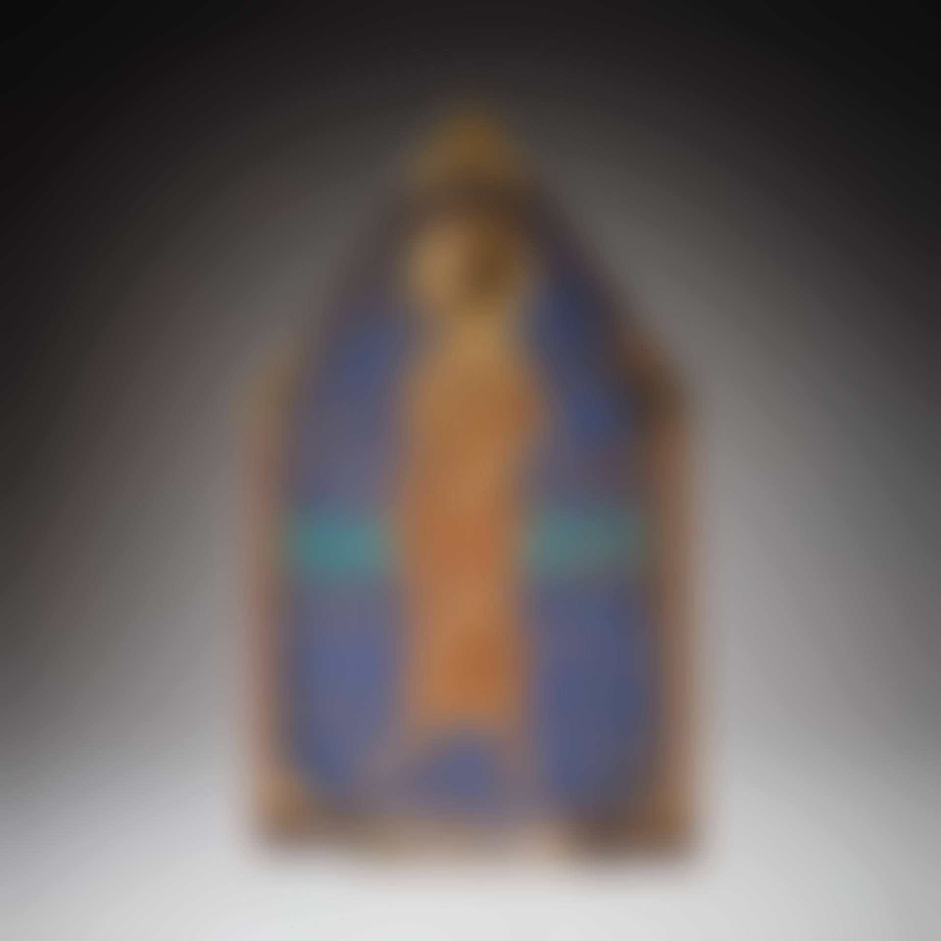 "du Queyroix" workshop; Gable plaque from a chasse with a standing Saint (preview)