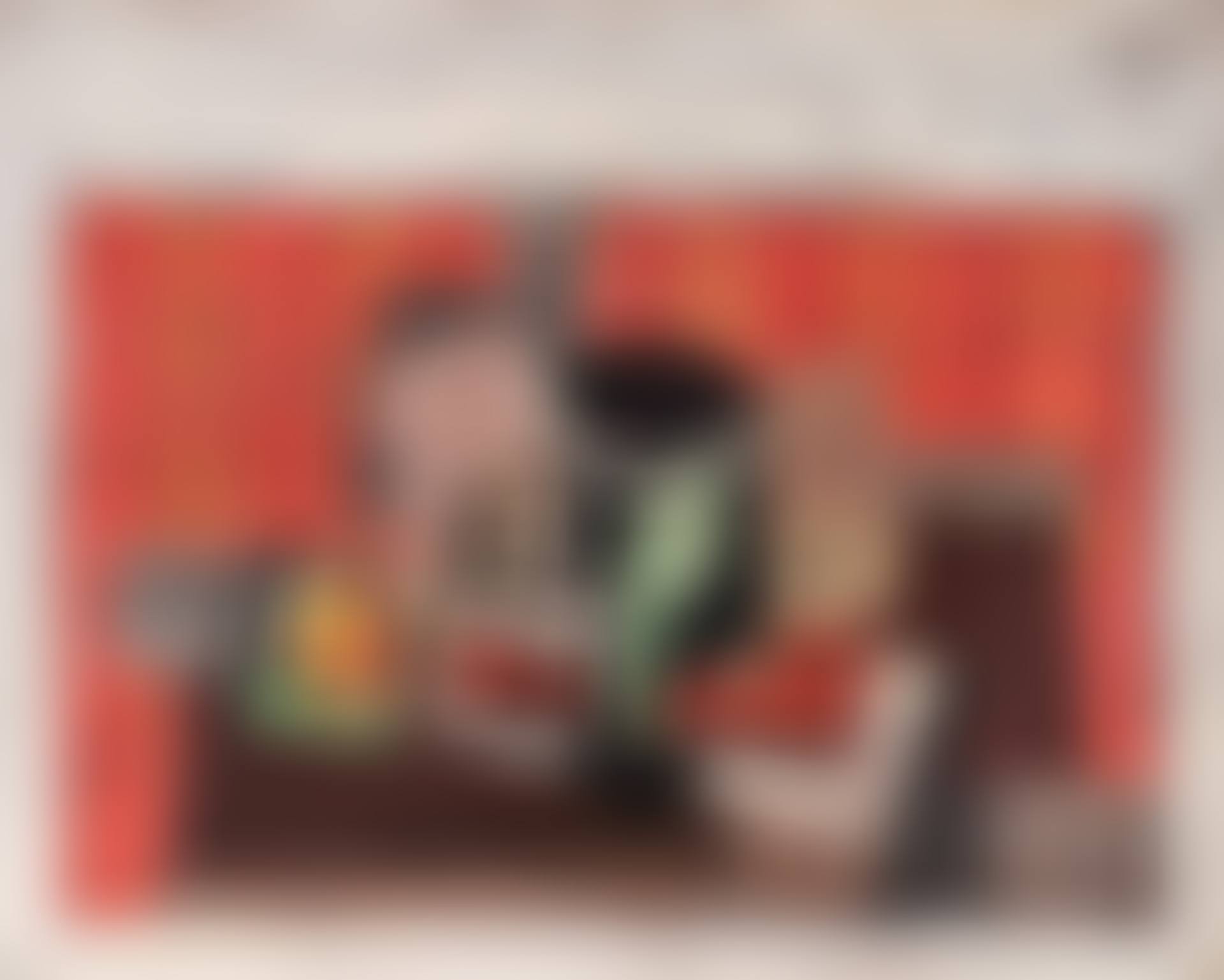 Fruits, journal, verre, pipe (preview)