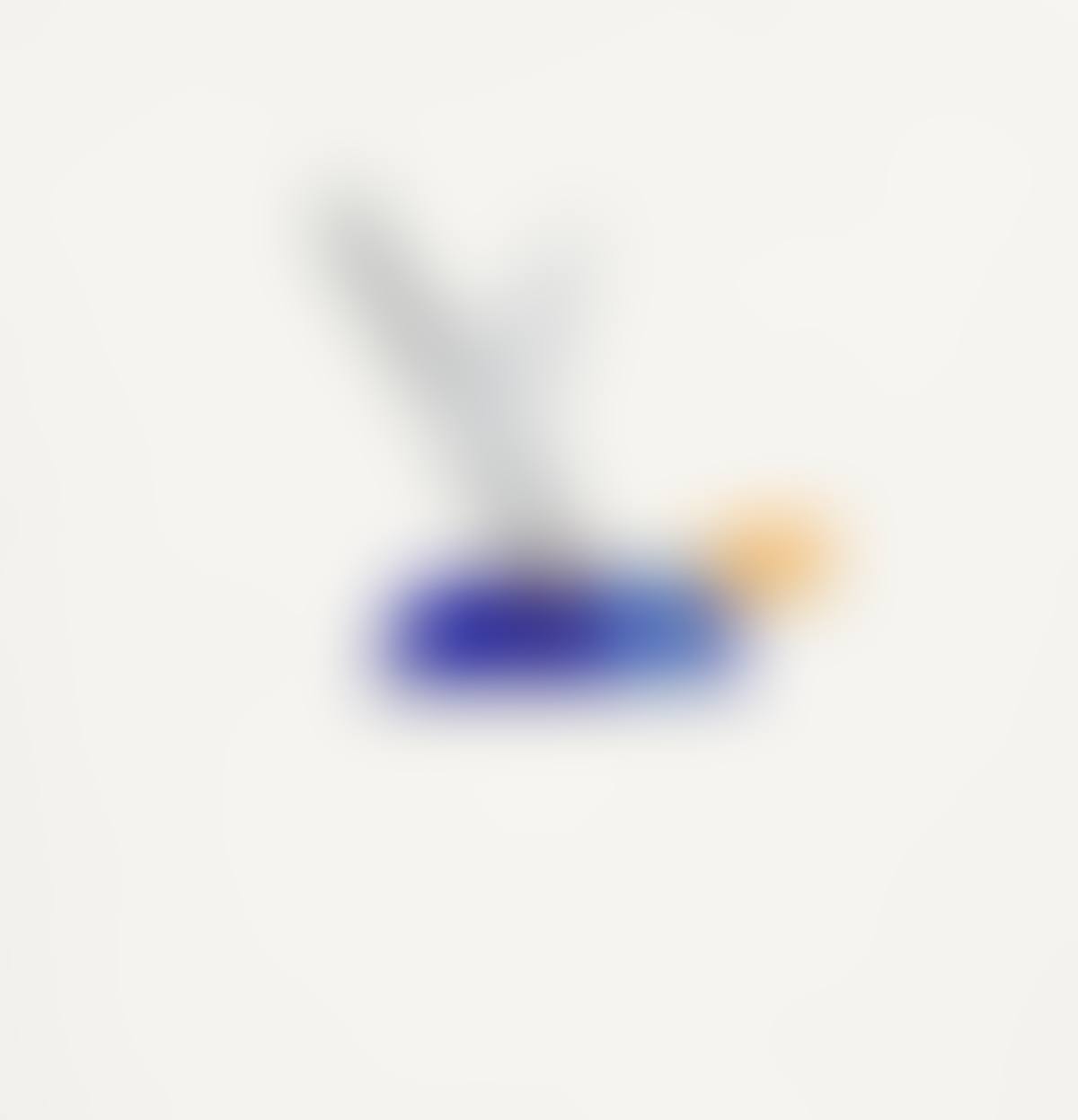 Smoking Cigarette in Ashtray (Blue). (preview)