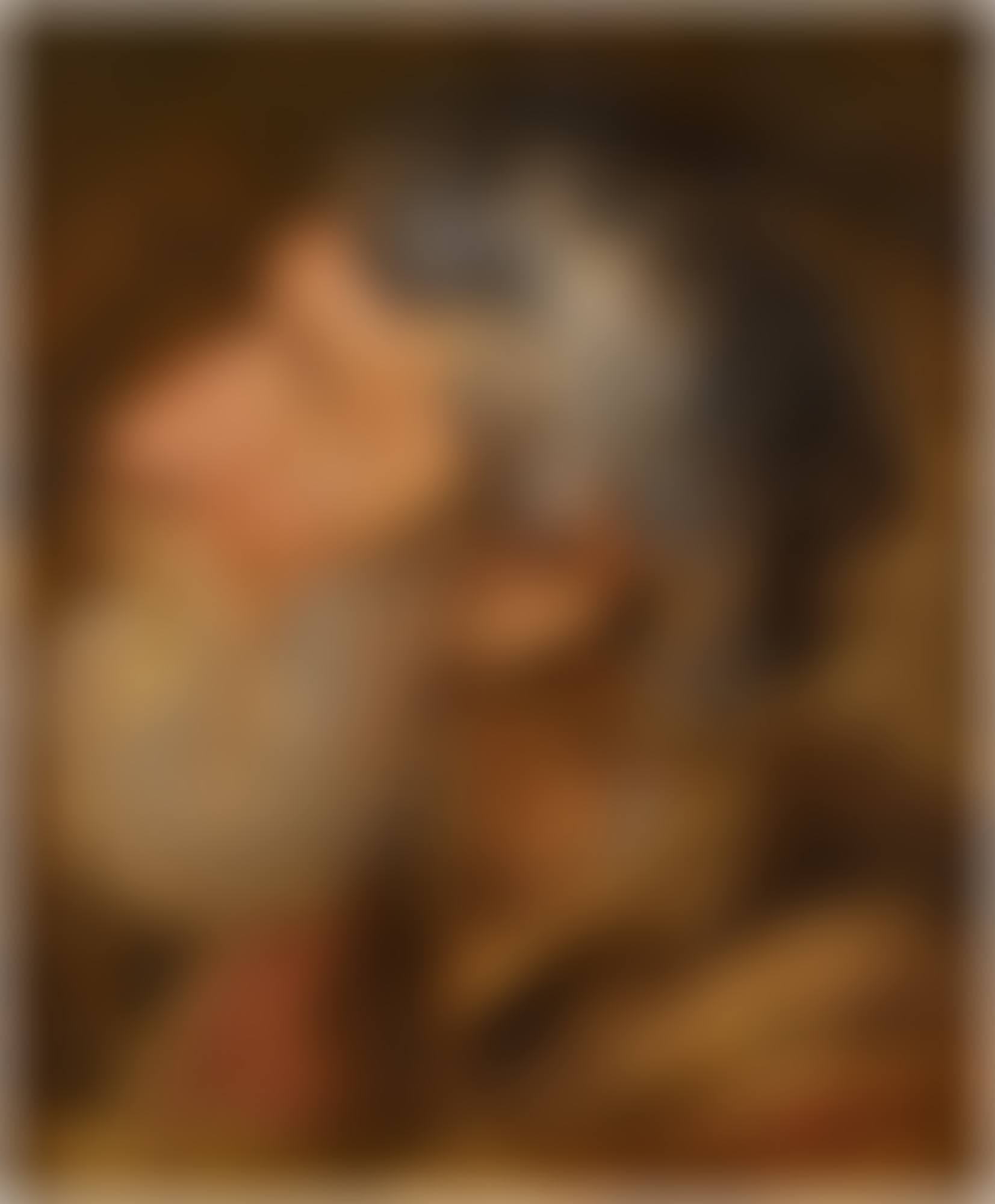 Head study of a bearded, elderly man in profile (preview)