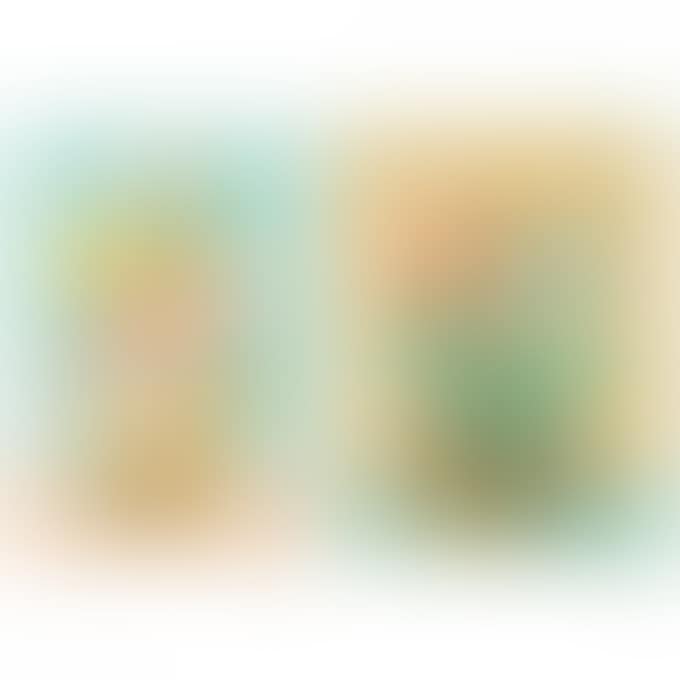 TWO WORKS: (1) BOUQUET IN GREEN BACKGROUND (2) UNTITLED (preview)
