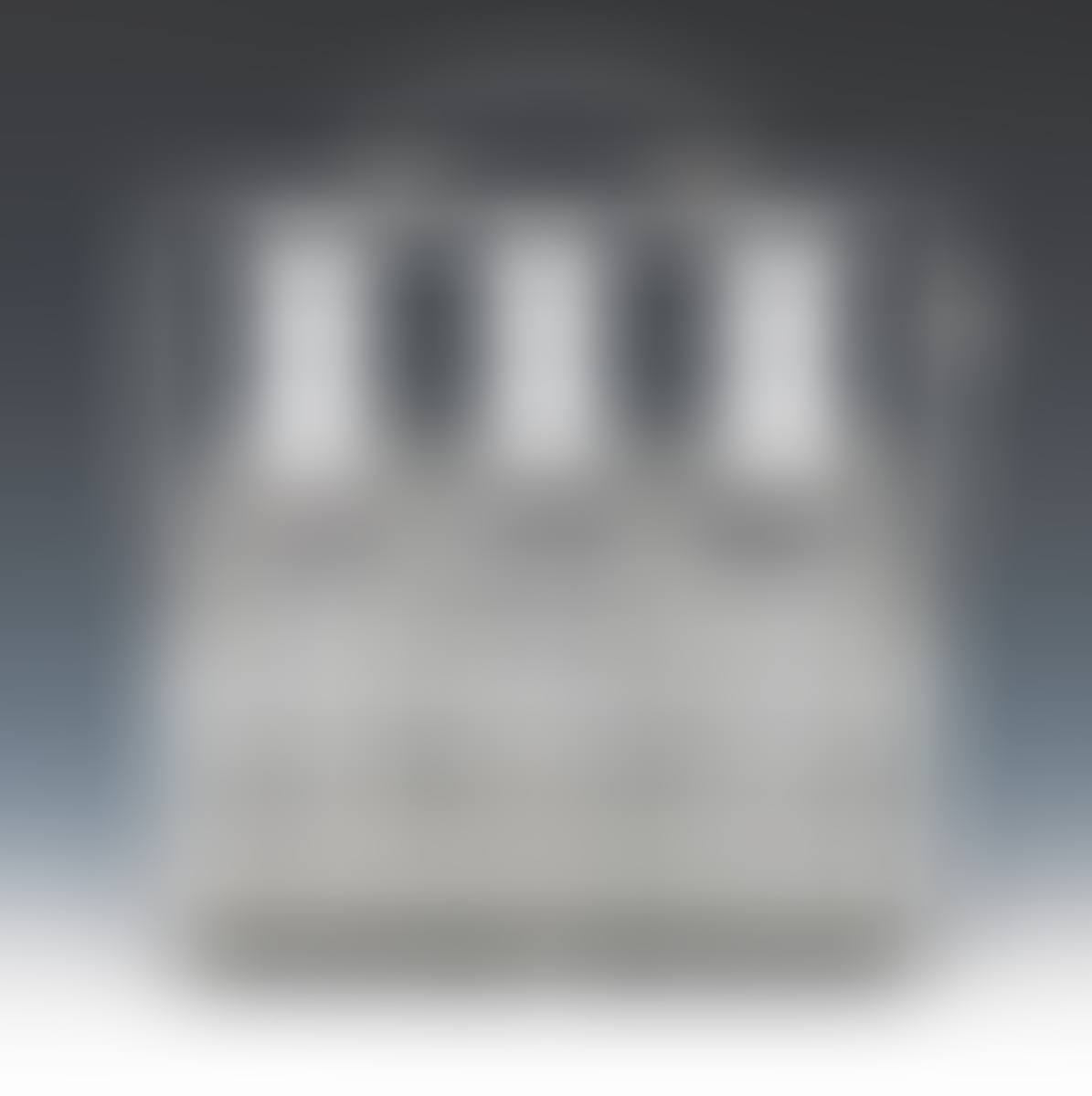 Tantalus Silver Color Metal, Three Glass Decanters with Labels, in Locking Cas (preview)