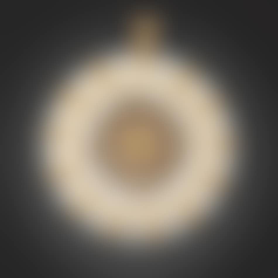 Ladies" MILOR Italian Gold and White Roundel Pendant (preview)