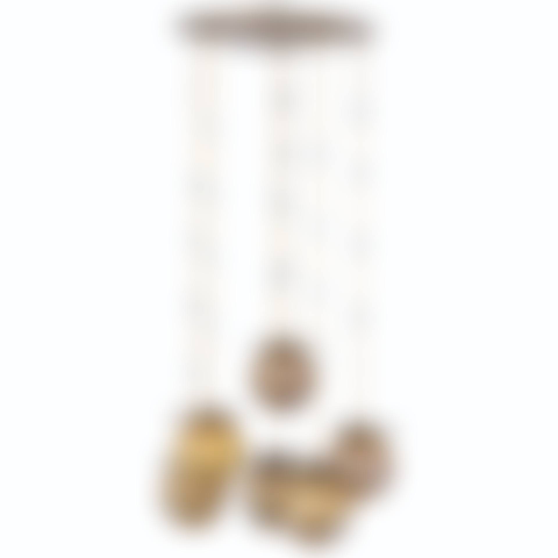 AN AUSTIAN PATINATED-BRASS AND DECORATED GLASS CHANDELIER  (preview)