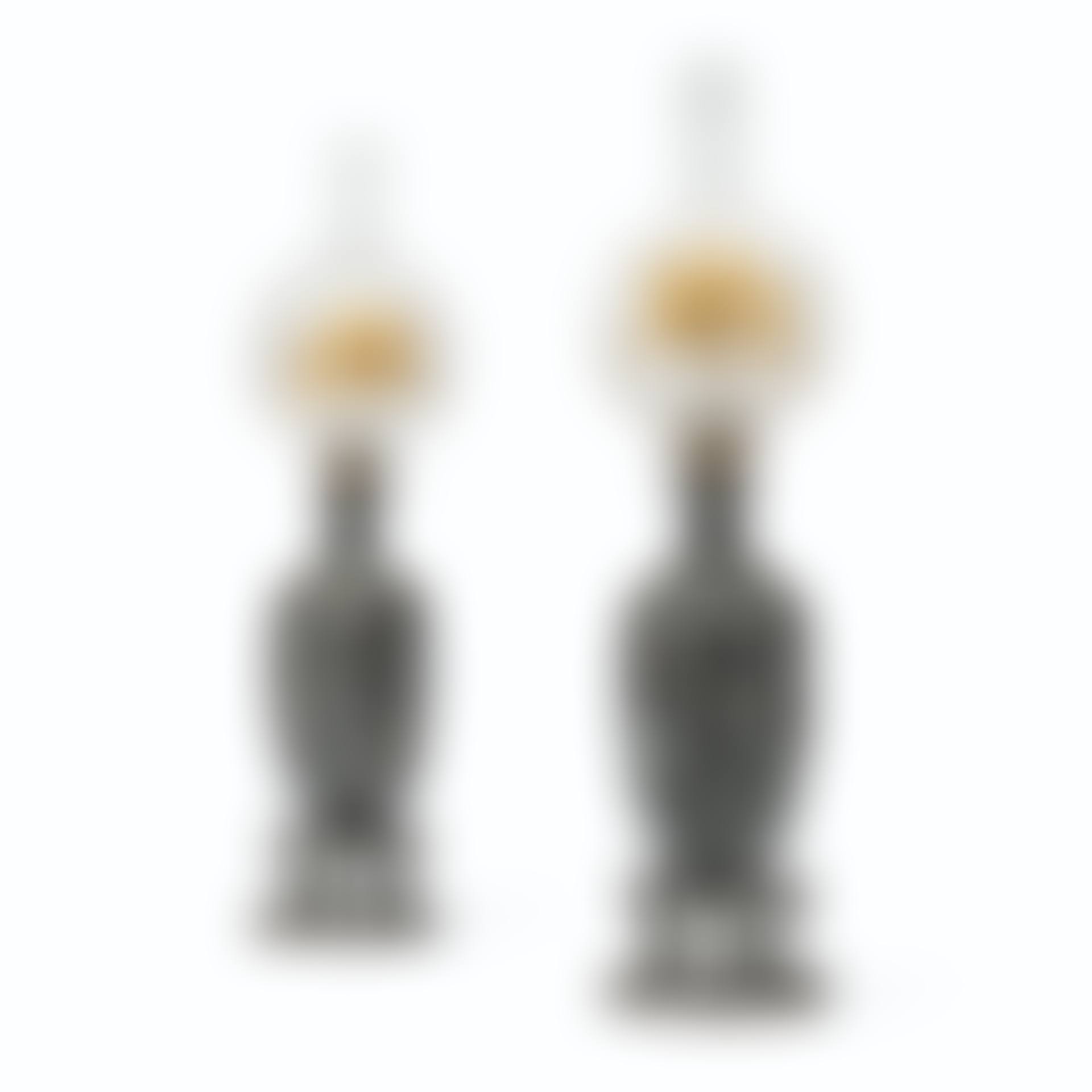 A PAIR OF JAPANESE BRONZE LARGE VASES LATER MOUNTED AS LAMPS (preview)